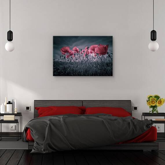 Tablou canvas - Amsterdam 39, Flori, Rau, Reflectie, Apa, Marime: 60 x 90 cm - 3- Roveli