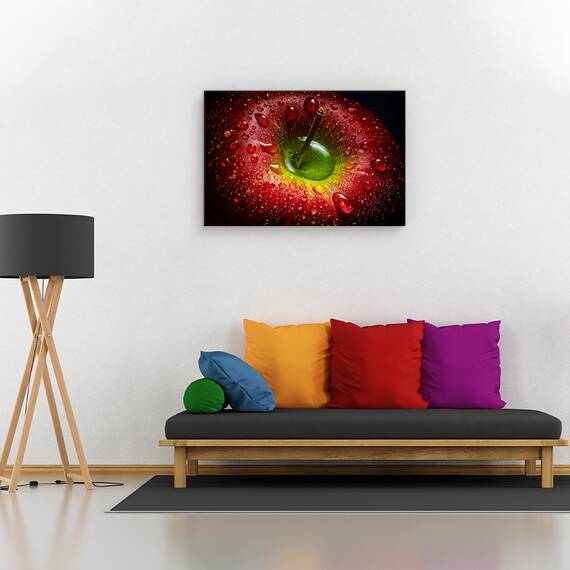 Tablou canvas - Culorile apei, Abstract, Flori, Roz, Peisaj, Marime: 60 x 90 cm - 2- Roveli
