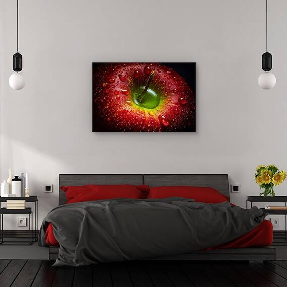 Tablou canvas - Culorile apei, Abstract, Flori, Roz, Peisaj, Marime: 60 x 90 cm - 3- Roveli