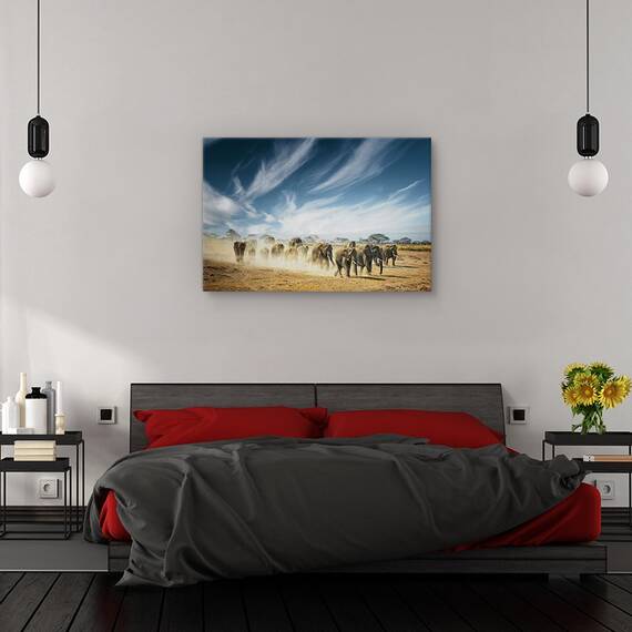 Tablou canvas - Cand oceanul se transforma in foc albastru, Ocean, Insulele Canare, Spania, Marime: 60 x 90 cm - 3- Roveli
