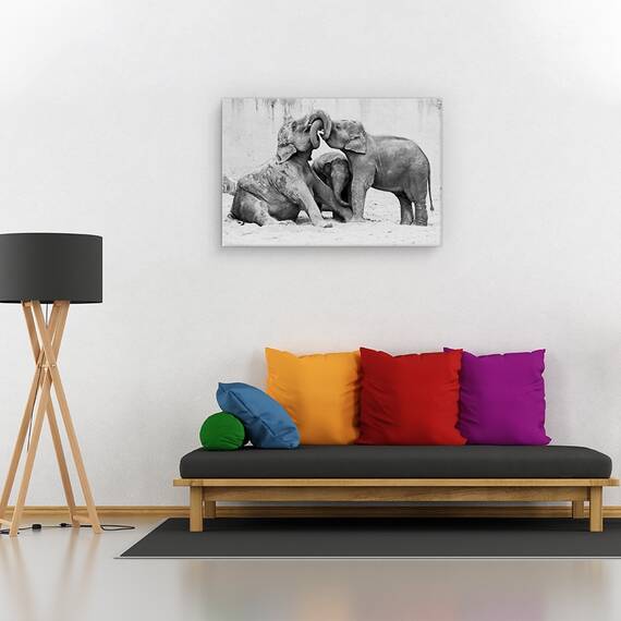Tablou canvas - Gama de culori, Peisaj, Dune De Nisip, Umbra, Curbe, Marime: 60 x 90 cm - 2- Roveli