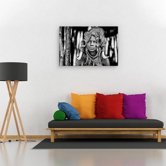Tablou canvas - Desertul californian vazut de sus, Peisaj, Sua, Desert, Rau, Marime: 60 x 90 cm - 2- Roveli