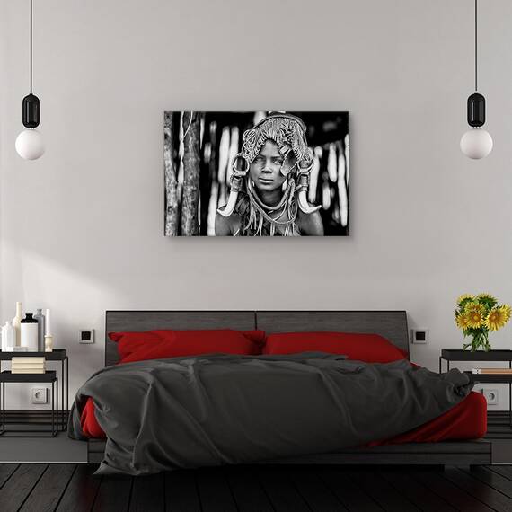 Tablou canvas - Desertul californian vazut de sus, Peisaj, Sua, Desert, Rau, Marime: 60 x 90 cm - 3- Roveli