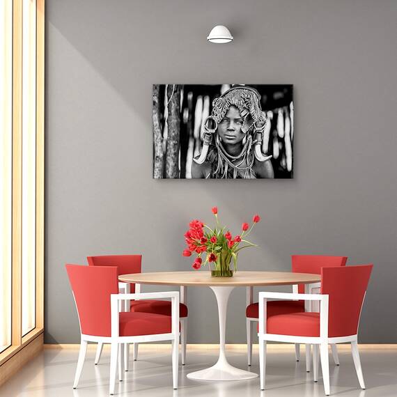 Tablou canvas - Desertul californian vazut de sus, Peisaj, Sua, Desert, Rau, Marime: 60 x 90 cm - 4- Roveli