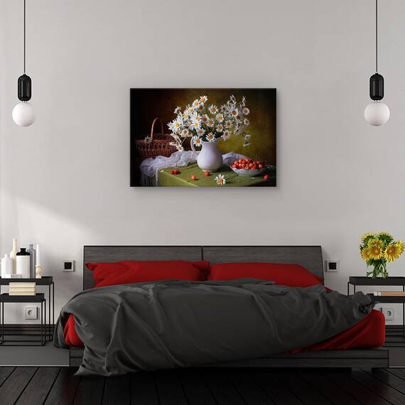 Tablou canvas - Lavanda din Provence, Peisaj, Soare, Franta, Violet, Marime: 60 x 90 cm - 3- Roveli