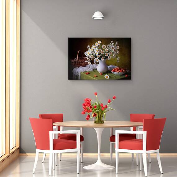 Tablou canvas - Lavanda din Provence, Peisaj, Soare, Franta, Violet, Marime: 60 x 90 cm - 4- Roveli