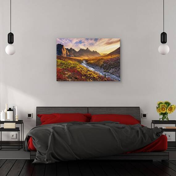 Tablou canvas - Privind la mine, privind la tine, Animal, Tigru, Scaldat, Apa, Marime: 60 x 90 cm - 3- Roveli