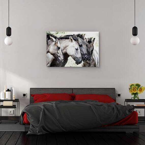 Tablou canvas -  Peisaj, Padure, Copaci, Casa, Marime: 60 x 90 cm - 3- Roveli