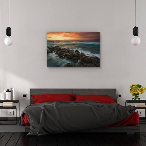 Tablou canvas - Pictura naturii, Peisaj, Indonesia, Rau, Canal, Marime: 60 x 90 cm - 3- Roveli
