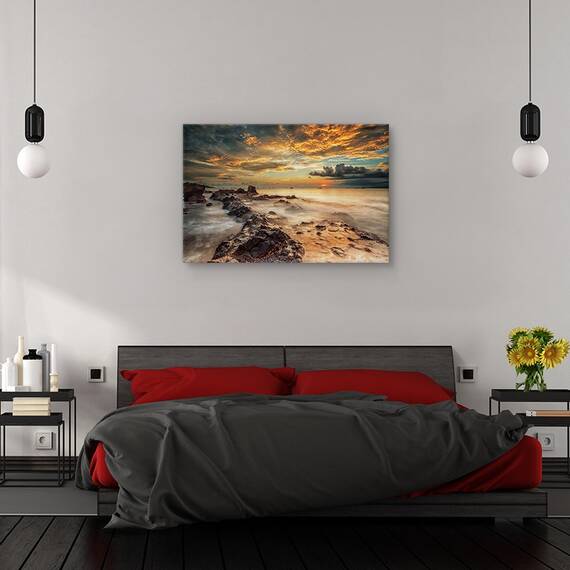 Tablou canvas - Anemone, Natura moarta, Textura, Petale, Marime: 60 x 90 cm - 4- Roveli