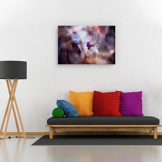 Tablou canvas - Cortina albastra, Peisaj, Cascada, Piatra, Marime: 60 x 90 cm - 2- Roveli