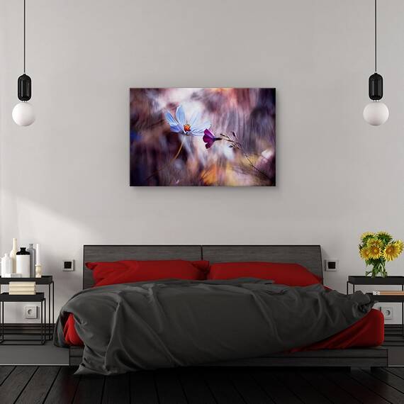 Tablou canvas - Cortina albastra, Peisaj, Cascada, Piatra, Marime: 60 x 90 cm - 3- Roveli