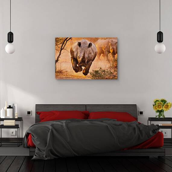 Tablou canvas - Anemone, Natura moarta, Flori, Mov, Marime: 60 x 90 cm - 3- Roveli