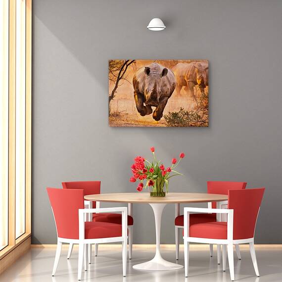 Tablou canvas - Anemone, Natura moarta, Flori, Mov, Marime: 60 x 90 cm - 4- Roveli