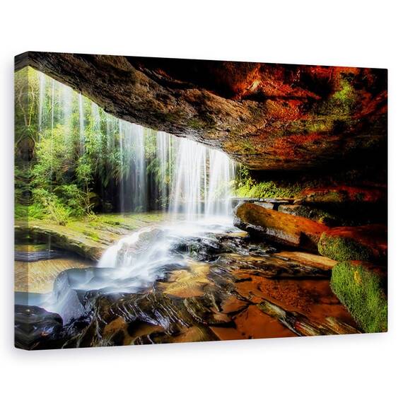 Tablou canvas - Noiembrie, Flori, Galben, Copac, Soare, Marime: 60 x 90 cm - - Roveli