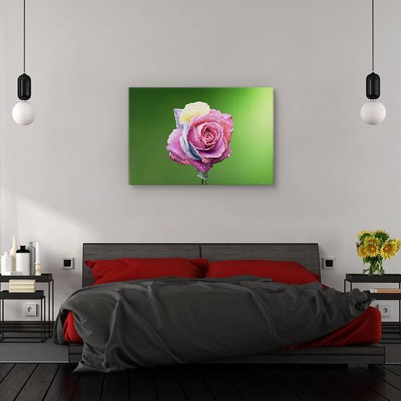 Tablou canvas - Fancy, Natura moarta, Ornamental, Roz, Marime: 60 x 90 cm - 3- Roveli