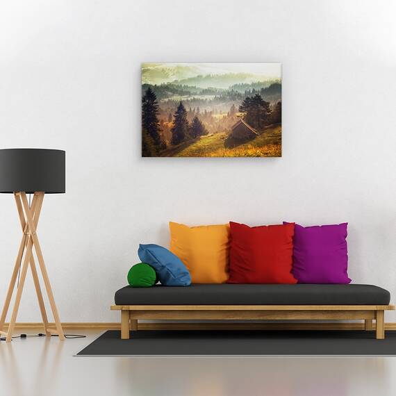 Tablou canvas - Buburuza pe hortensie roz, Flori, Romantic, Cuplu, Rosu, Marime: 60 x 90 cm - 2- Roveli