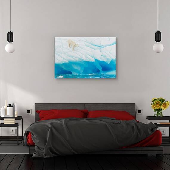 Tablou canvas - Raza de lumina, Peisaj, Canion, Lumina, Nisip, Marime: 60 x 90 cm - 3- Roveli
