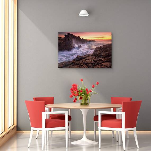 Tablou canvas - Zid langa mare, Peisaj, Australia, Peisaj, Apa, Marime: 60 x 90 cm - 4- Roveli