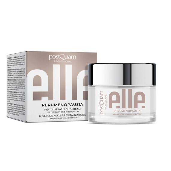 ELLE PERI-MENOPAUSIA Crema de noapte cu plancton, alge, colagen si acid hyaluronic - - Roveli