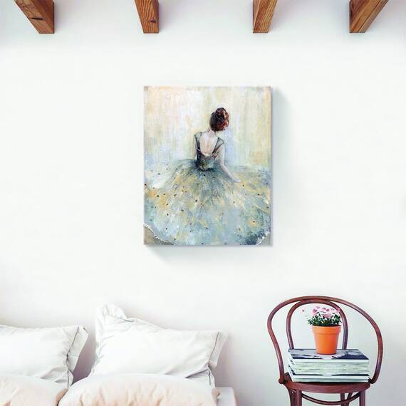 Tablou Canvas - Balerina, Figurativ, Modern, Marime: 40 x 50 cm - 2- Roveli