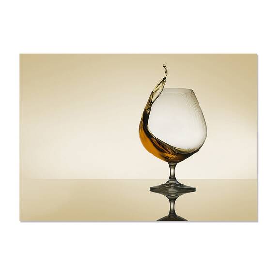 Tablou Canvas - Curbe De Stropire, Sticla, Sete, Bucatarie, Whiskey, Marime: 75 x 100 cm - - Roveli