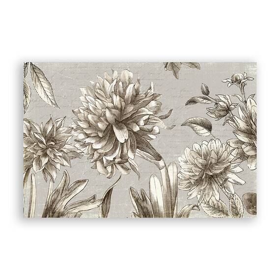 Tablou Canvas - Floral, Flori, Bujori, Marime: 40 x 60 cm - - Roveli