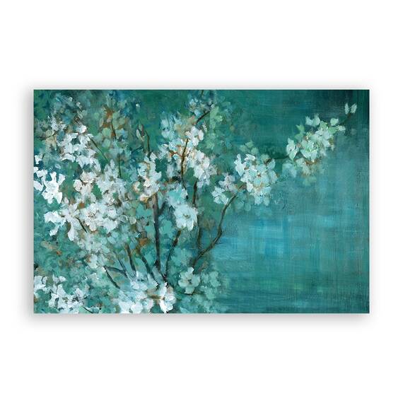 Tablou Canvas - Floral, Flori de cirese, Pictura, Marime: 40 x 60 cm - - Roveli