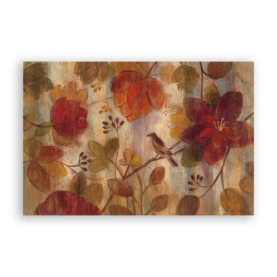 Tablou Canvas - Floral, Flori, Frunze, Toamna, Marime: 60 x 90 cm - - Roveli