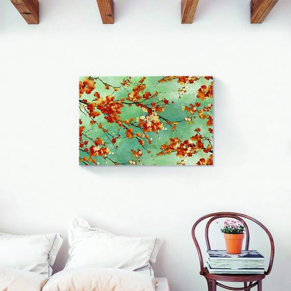 Tablou Canvas - Floral, Flori, Pictura, Marime: 40 x 60 cm - 2- Roveli