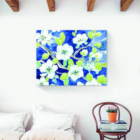 Tablou Canvas - Flori albe, Floare, Primavara, Marime: 40 x 50 cm - 2- Roveli