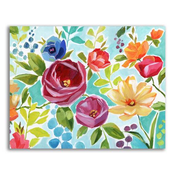 Tablou Canvas - Flori colorate, Floare, Primavara, Marime: 40 x 50 cm - - Roveli