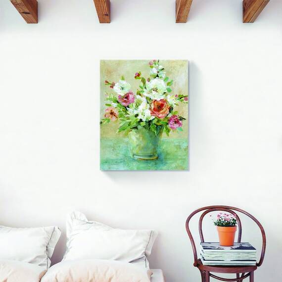 Tablou Canvas - Flori, Floare, Buchet, Primavara, Color, Marime: 40 x 50 cm - 2- Roveli