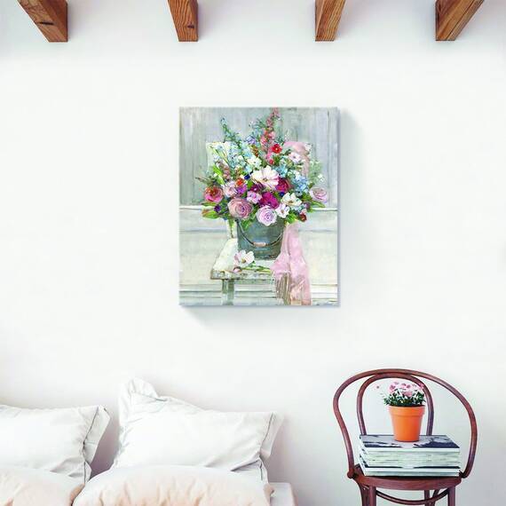 Tablou Canvas - Flori, Floare, Buchet, Primavara, Color, Marime: 40 x 50 cm - 2- Roveli