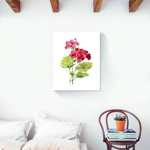 Tablou Canvas - Flori, Floare, Muscata, Primavara, Rosu, Marime: 40 x 50 cm - 2- Roveli