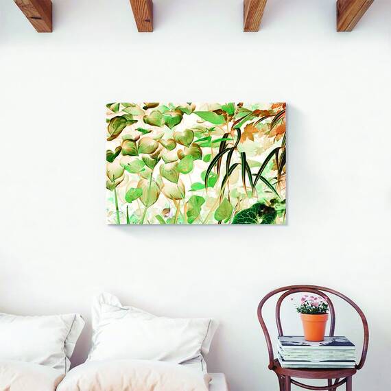 Tablou Canvas - Floral, Frunze, Marime: 60 x 90 cm - 2- Roveli