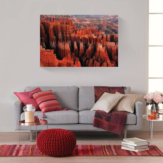 Tablou canvas - Orasul Rosu, Peisaj, America, Dimineata, 60 x 90 cm - 2- Roveli