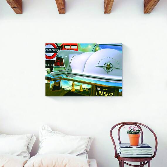 Tablou Canvas - Masina, Bord, Retro, Calatorie, Marime: 80 x 120 cm - 2- Roveli