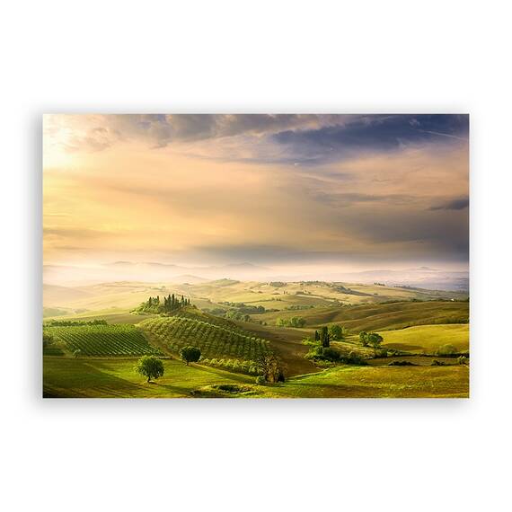 Tablou Canvas - Rasaritul La Podere Belvedere, Marime: 60 x 90 cm - - Roveli