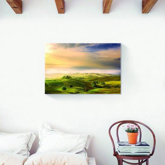 Tablou Canvas - Rasaritul La Podere Belvedere, Marime: 60 x 90 cm - 2- Roveli
