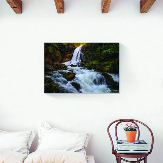 Tablou Canvas - Cascada, Natura, Peisaj, Padure, Marime: 40 x 60 cm - 2- Roveli