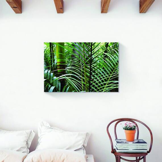 Tablou Canvas - Natura, Verde, Frunza, Marime: 60 x 90 cm - 2- Roveli