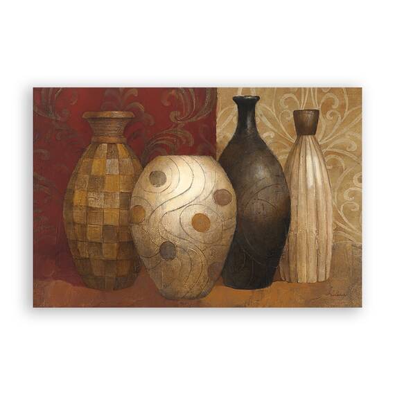 Tablou Canvas - Obiecte, Vaze, Pictura, Marime: 40 x 60 cm - - Roveli