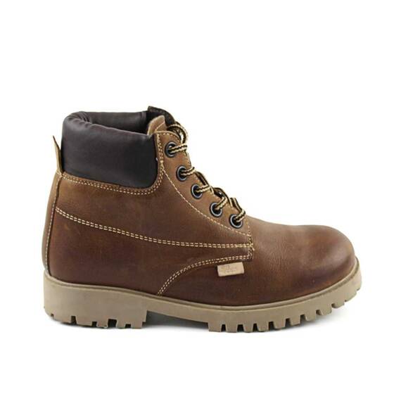 Bocanci captusiti , unisex , din piele naturala 2348-COGNAC/MARO/18X, Culoare (12): Maro, Marime (12): 36 - 3- Roveli