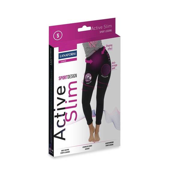 Colanti Active Slim pentru exercitii fizice cu fibre biorceramice si micromasaj 3D,Lanaform marime M - 5- Roveli