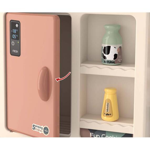 Bucatarie interactiva TinyMini Ocean, abur, efecte sonore si luminoase, 55 piese, 3 ani+ - 8- Roveli