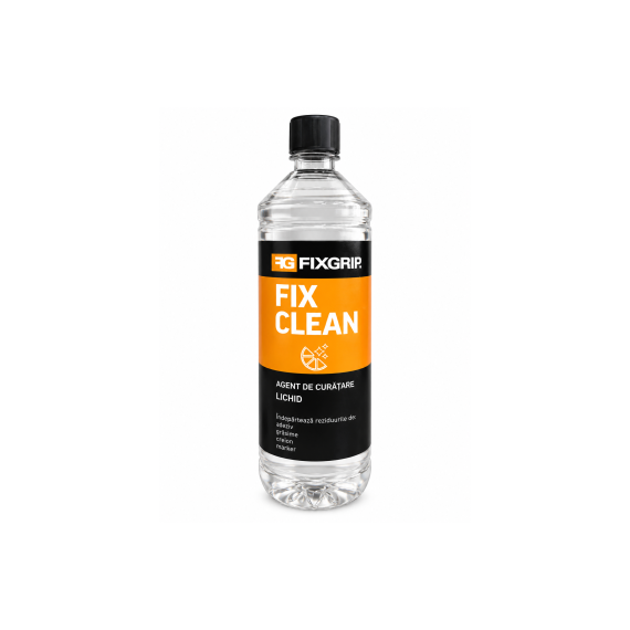 Solutie de curatare profesionala FixClean Liquid pentru adeziv grasime ulei si urme de marker 1000 ml Cod: 991022 - - Roveli