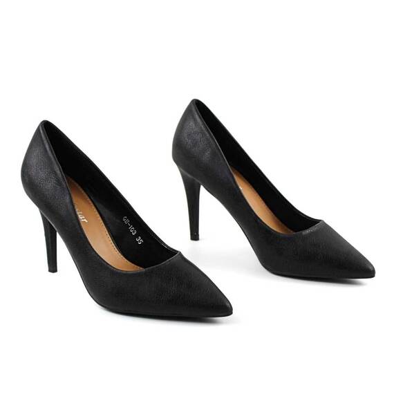 Pantofi eleganti de dama , potriviti stilului business GH-103-BLACK, Culoare (12): Negru, Marime (12): 37 - 4- Roveli