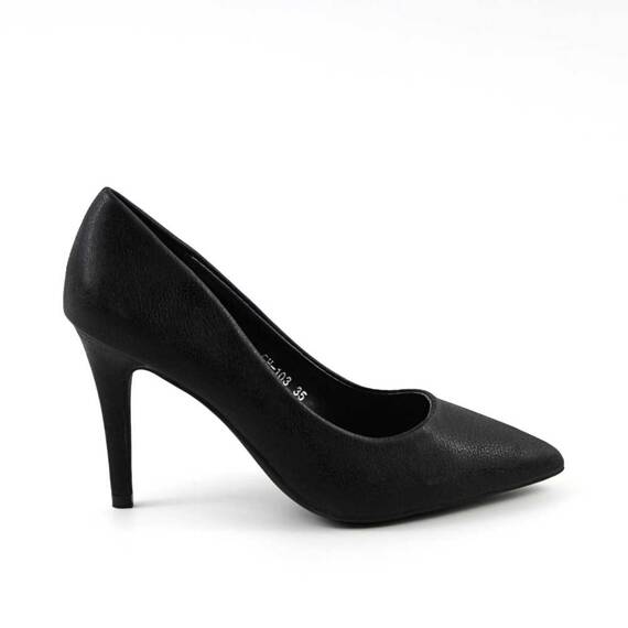 Pantofi eleganti de dama , potriviti stilului business GH-103-BLACK, Culoare (12): Negru, Marime (12): 36 - 3- Roveli