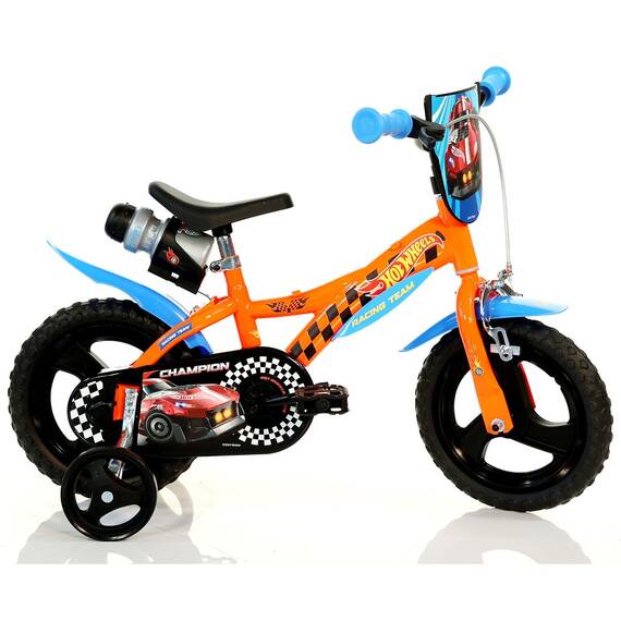 Bicicleta pentru copii Hot Wheels DB-612L-HW Dino Bikes, 12 inch - - Roveli